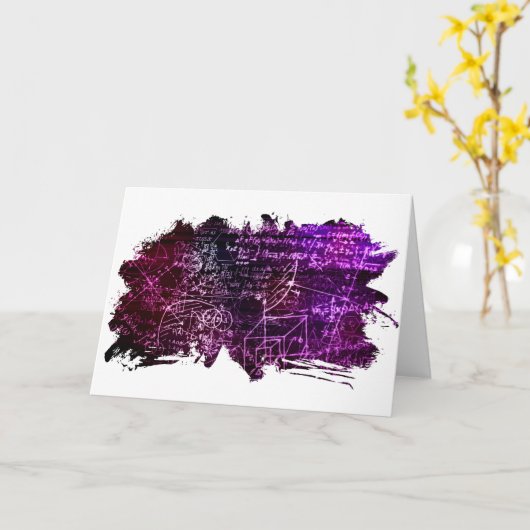 数式宇宙 カード (黄色い花)