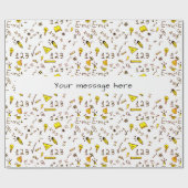 数式記号先生 ラッピングペーパー (フラット)