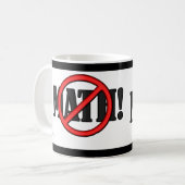 数式領域なし… (おもしろい) コーヒーマグカップ (正面左)
