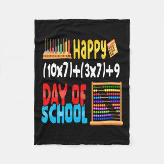 数式100日の先生学生 フリースブランケット