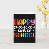 数式100日の学校おもしろい数学先生1 カード (黄色い花)