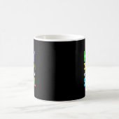 数式100日の学校の数学おもしろい先生 コーヒーマグカップ (中央)