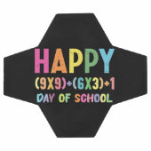 数式100日の学校の数学おもしろい先生 サッカーボール (フラット)