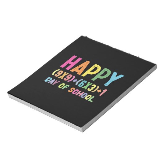 数式100日の学校の数学おもしろい先生 ノートパッド (回転)