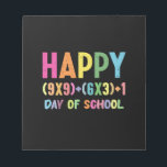 数式100日の学校の数学おもしろい先生 ノートパッド<br><div class="desc">数式100日のおもしろい学術先生100日目Tシャツ学術先生100おもしろい日</div>