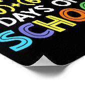 数式100日の学校の数学おもしろい先生 ポスター (角)