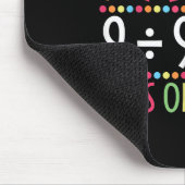 数式100日の学校の数学おもしろい先生 マウスパッド (コーナー)