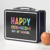 数式100日の学校の数学おもしろい先生 メタルランチボックス (インサイチュ)