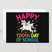 数式100日の学校の数学おもしろい先生 招待状 (正面/裏面)