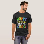 数式100日の学校の数学おもしろい先生 Tシャツ (正面フル)
