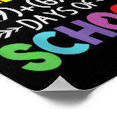 数式100日の学校ギフト数学先生 ポスター (角)