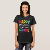 数式100日の学校ギフト数学先生 Tシャツ (正面フル)
