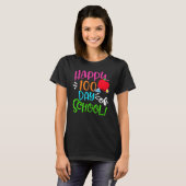 数式100日の学校先生少年ガール Tシャツ (正面フル)