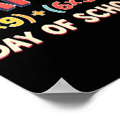 数式100日の学校先生少年少女 ポスター (角)