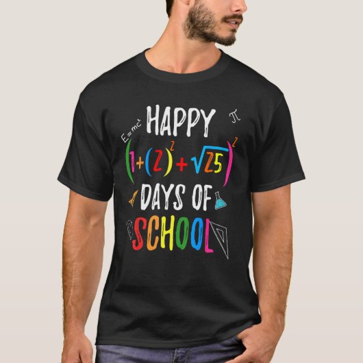 数式100日の数学先生S Tシャツ (正面)