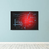 数式 キャンバスプリント (インサイチュ (ウッドフロア))