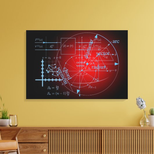 数式 キャンバスプリント (インサイチュ (リビング))