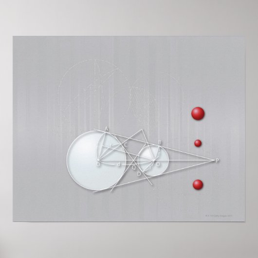 数式、グラフ、数式シンボル12 ポスター (正面)