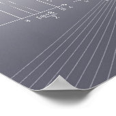 数式、グラフ、数式シンボル13 ポスター (角)