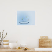 数式、グラフ、数式シンボル9 ポスター (キッチン)