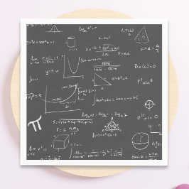 数式、数式、およびグラフィックスパーティー スタンダードカクテルナプキン