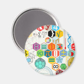 数式（白） マグネット (正面/裏面)