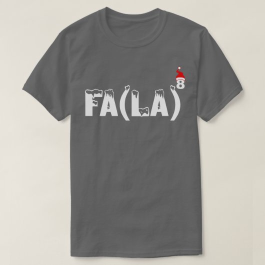数式fa la 1 tシャツ (デザイン正面)