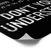 数式Piを理解していない部分 ポスター (角)