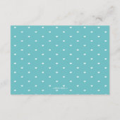 数推測何人のキスブルネットヨガブライダルシャワー エンクロージャーカード (裏面)