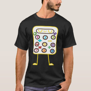 数日数学の子供のコスチューム番号math day cal tシャツ