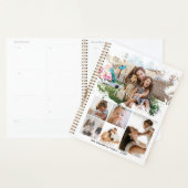 数枚の写真コラージュシンプルフレームファミリーデイリー プランナー手帳 (ディスプレー)