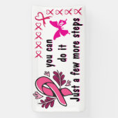 数歩乳がんを克服したバナーアイディア 横断幕 (縦)