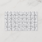 数独 名刺 (裏面)