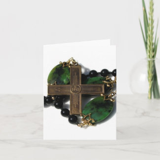 数珠のメッセージカード シーズンカード