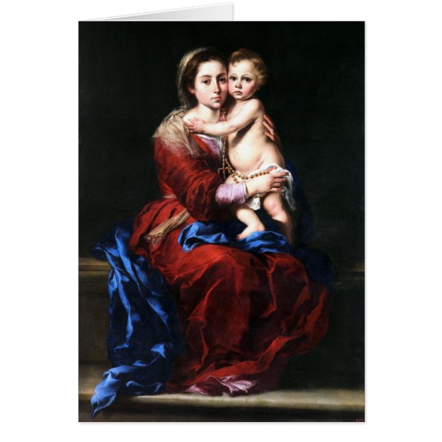 数珠のヴァージン- BartolomeエステバンMurillo (正面)