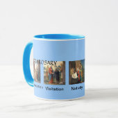 数珠の嬉しい*Mysteriesのコーヒー・マグ マグカップ (正面左)