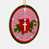 数珠の私達の女性 セラミックオーナメント (右)