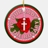 数珠の私達の女性 セラミックオーナメント (裏面)