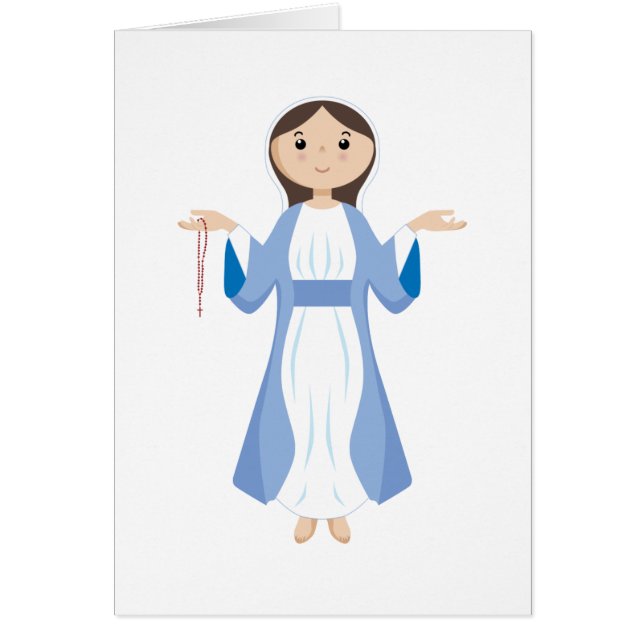 数珠を持つ母メリー (正面)