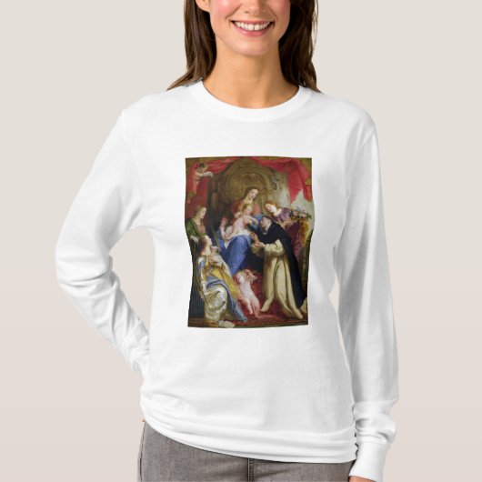 数珠を提供するヴァージン Tシャツ (正面)