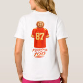 数秘術は計算が合う: 100をキープ Tシャツ (裏面)