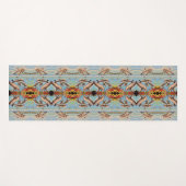 数絵を描イルカ |鏡タイル | ヨガマット (正面(横))