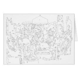 数絵を描数：犬の遊トランプのポーカー