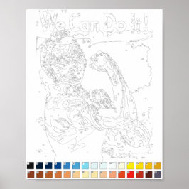 数絵を描数： Rosie the Riveter Poster ポスター