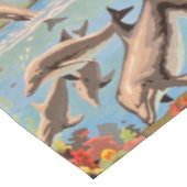 数絵を描順 |イルカよくはしゃぐ類 | テーブルクロス (アングル)
