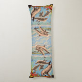 数絵を描順 |イルカよくはしゃぐ類 | ボディピロー (裏面 (縦))