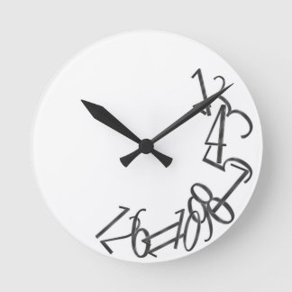 数落ちた数 ラウンド壁時計