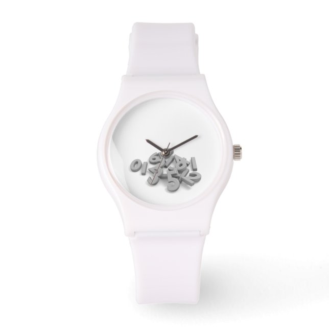 数落ちた数 腕時計 (正面)
