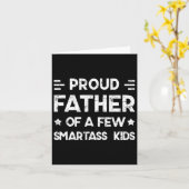 数誇りを持った人の子供の父頭が切れる父&#; s日D カード (黄色い花)
