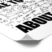 数警告数学者 |数学の科学ギフト ポスター (角)